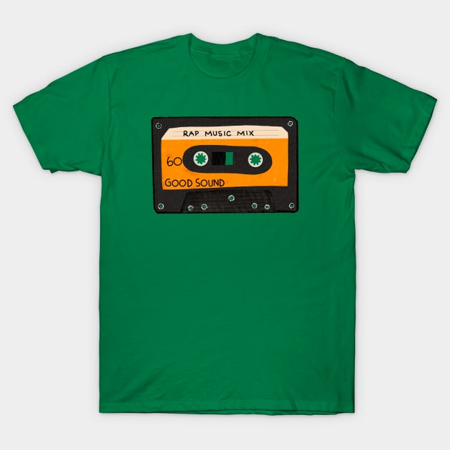 Rap Music mixtape T-Shirt by jenblove